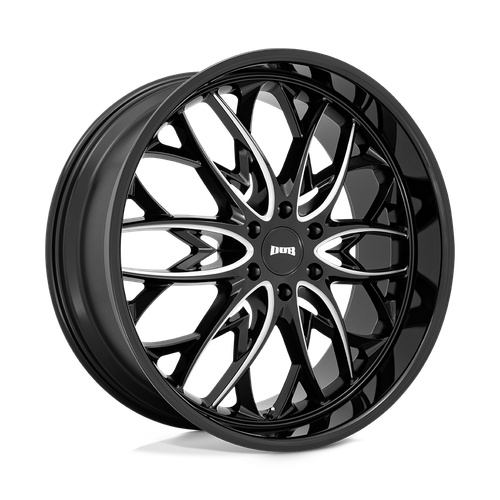 DUB 1PC S263 OG 6X135 22X9.5 +30 GLOSS BLACK MILLED