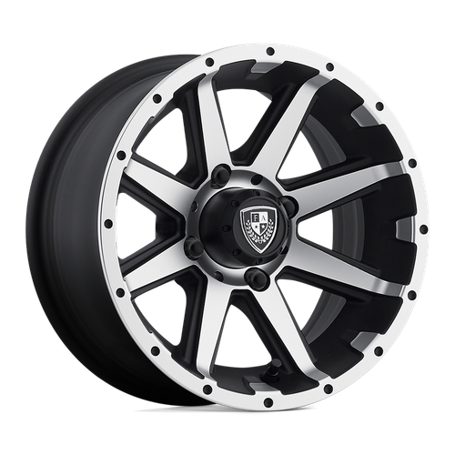 Fairway Alloys FA136 REBEL 4X101.6 14X6.5 -23 MACHINED MATTE BLACK