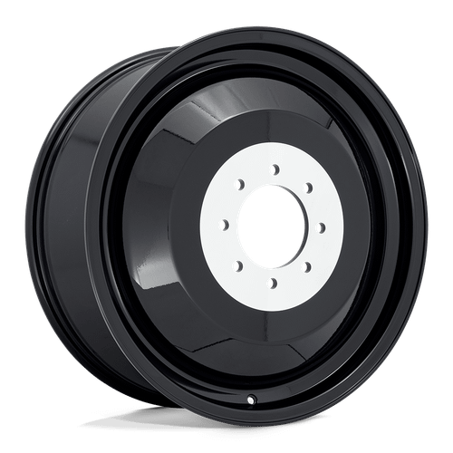 Fuel 1PC D500 DUALIE INNER 8X210 22X8.25 +97 GLOSS BLACK wheel for 2009 Gmc Sierra 3500 hd