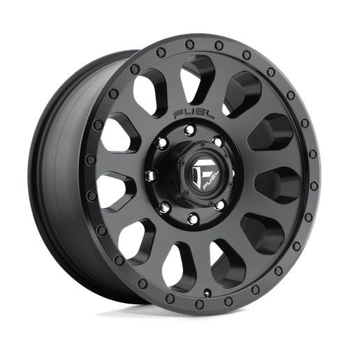 Fuel 1PC D579 VECTOR 6X114.3 16X8 +15 MATTE BLACK wheel for 2012 Nissan Pathfinder