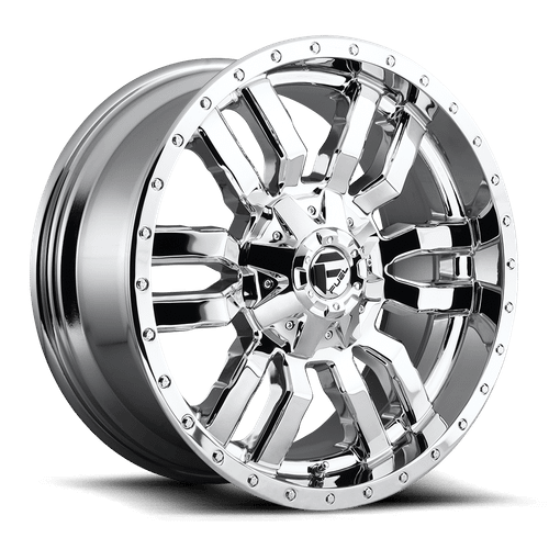 Fuel 1PC D631 SLEDGE 8X180 20X9 +20 CHROME | ThreePiece.us