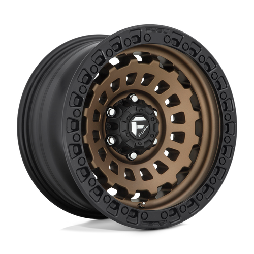 Fuel 1PC D634 ZEPHYR 5X108 17X8.5 +25 MATTE BRONZE BLACK BEAD RING wheel for 1995 Lotus Esprit