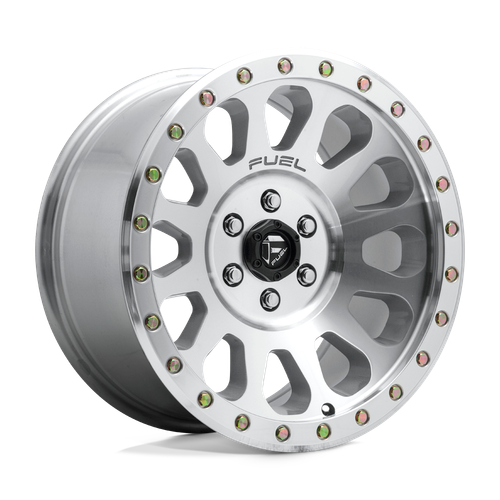 Fuel 1PC D647 VECTOR 5X127 18X9 +1 DIAMOND CUT MACHINED WITH CLEAR COAT WITH