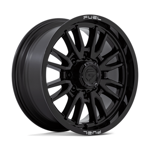 Fuel 1PC D760 CLASH 8X180 20X9 +20 GLOSS BLACK - Threepieceus