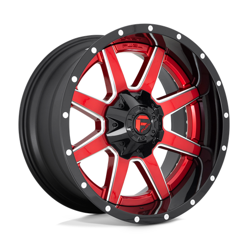 Fuel 2PC D250 MAVERICK 8X180 20X10 -19 GLOSS RED