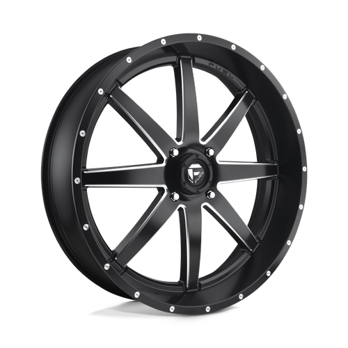 Fuel UTV D538 MAVERICK 4X137 26X7 +13 MATTE BLACK MILLED