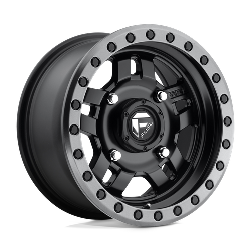 Fuel UTV D557 ANZA 4X156 14X7 +38 MATTE BLACK GUN METAL RING