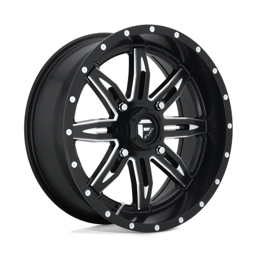 Fuel UTV D567 LETHAL 4X137 18X7 +13 MATTE BLACK MILLED