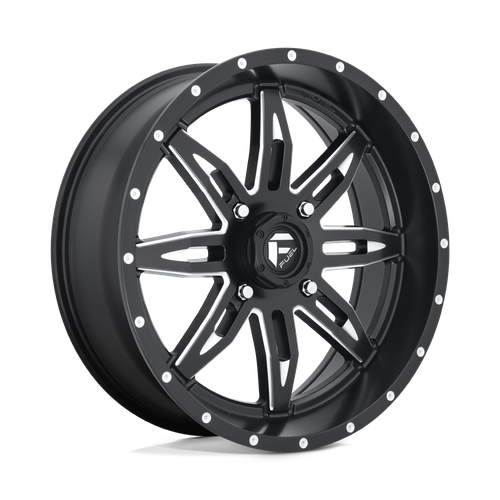 Fuel UTV D567 LETHAL 4X137 20X7 +13 MATTE BLACK MILLED