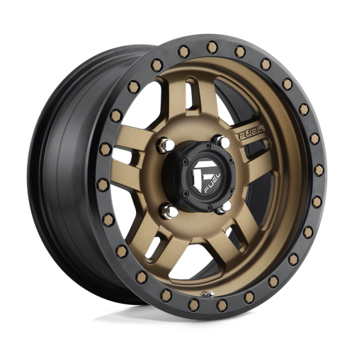 Fuel UTV D583 ANZA 4+3 4X156 14X7 +13 MATTE BRONZE BLACK BEAD RING