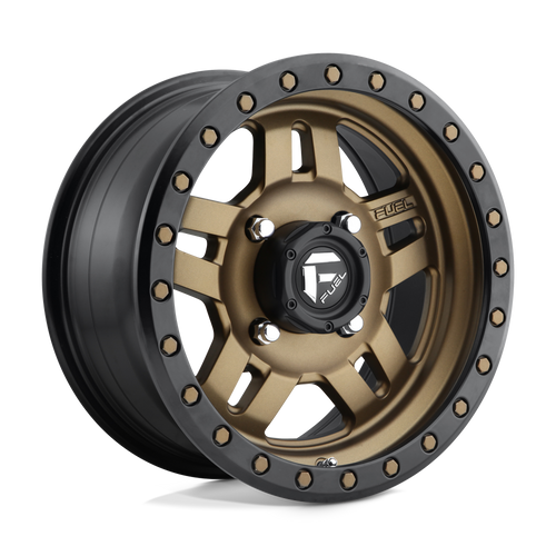 Fuel UTV D583 ANZA 4+3 4X156 15X7 +13 MATTE BRONZE BLACK BEAD RING