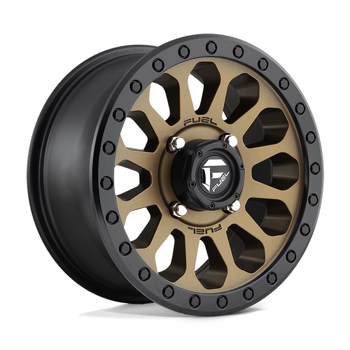 Fuel UTV D600 VECTOR UTV 4X156 15X7 +13 MATTE BRONZE BLACK BEAD RING