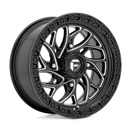 Fuel UTV D741 RUNNER 4X156 15X10 +0 GLOSS BLACK MILLED