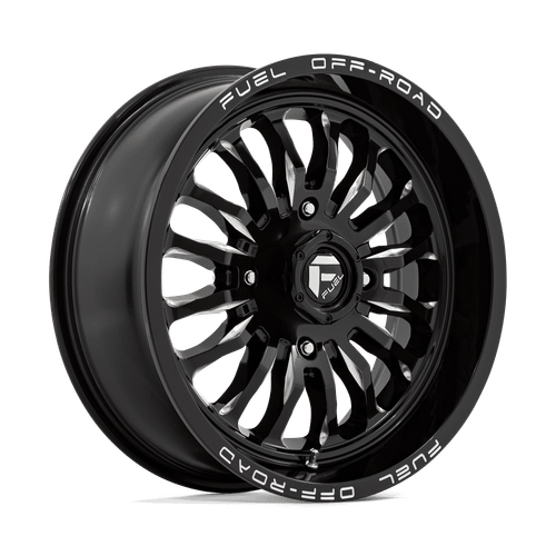 Fuel UTV D821 ARC UTV 4X137 18X7 +13 GLOSS BLACK MILLED