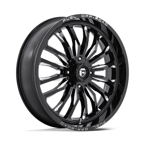 Fuel UTV D821 ARC UTV 4X156 24X7 +13 GLOSS BLACK MILLED