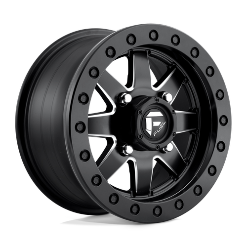 Fuel UTV D938 MAVERICK BEADLOCK 4X156 18X7 +38 MATTE BLACK MILLED