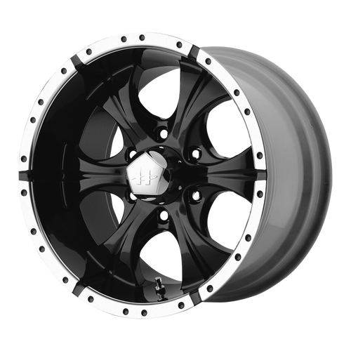 Helo HE791 MAXX 6X139.7 20X10 -12 GLOSS BLACK MACHINED