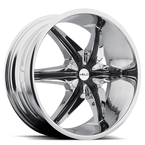 Helo HE866 5X120 22X9.5 +35 CHROME PLATED WITH GLOSS BLACK ACCENTS