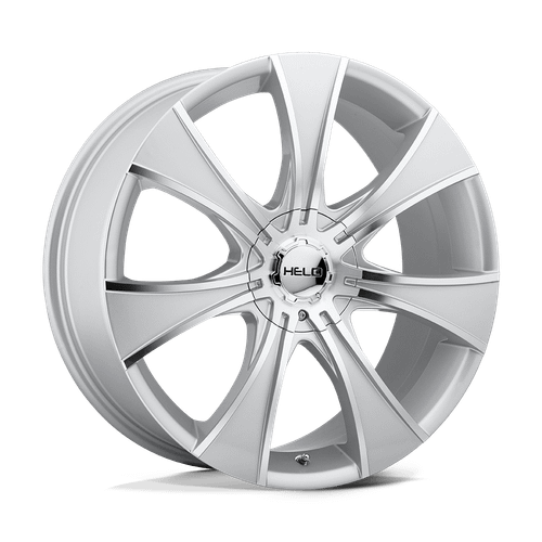 Helo HE874 BLANK 16X7.5 +21 DARK SILVER W/ MACH FACE