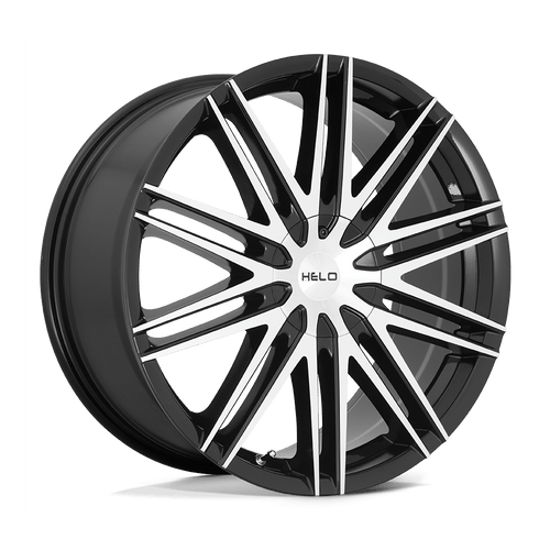 Helo HE880 5X115/5X120 18X8 +42 GLOSS BLACK MACHINED FACE