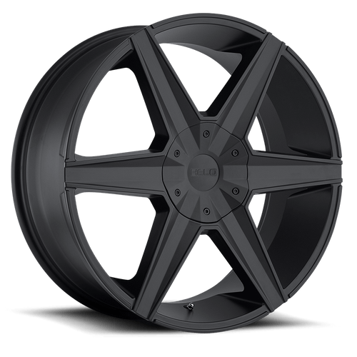 Helo HE887 BLANK 24X9.5 +38 SATIN BLACK