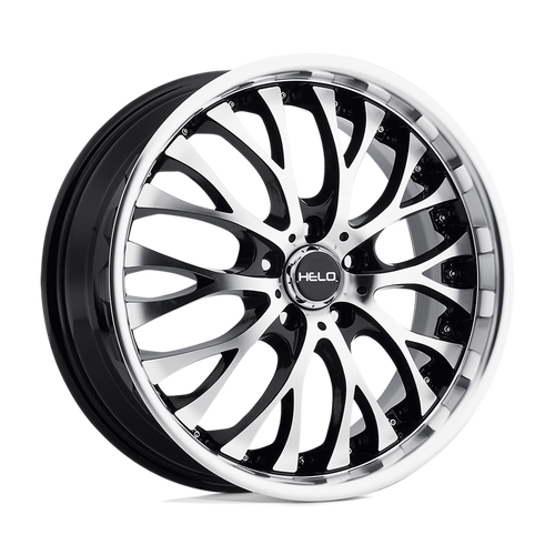 Helo HE890 5X120 20X10 +40 GLOSS BLACK MACHINED FACE