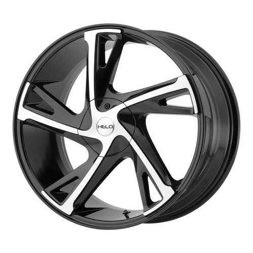 Helo HE902 5X114.3/5X120 16X7 +42 GLOSS BLACK MACHINED