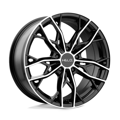 Helo HE907 5X114.3 16X7 +38 GLOSS BLACK MACHINED