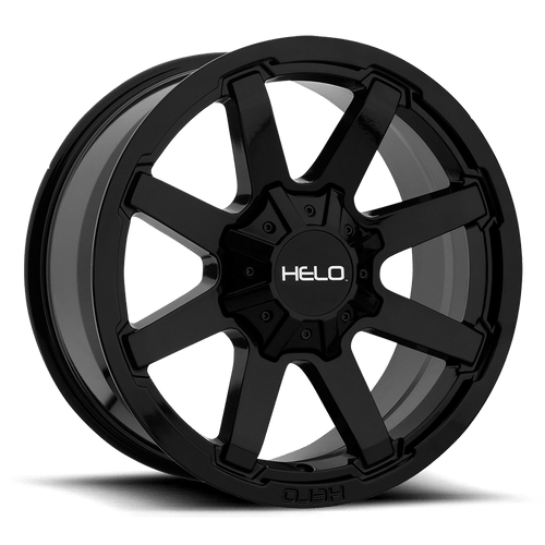 Helo HE909 8X165.1 17X9 +18 GLOSS BLACK