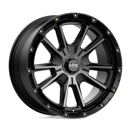 KMC KM100 SYNC 6X135/6X139.7 20X9 +18 SATIN BLACK WITH GRAY TINT