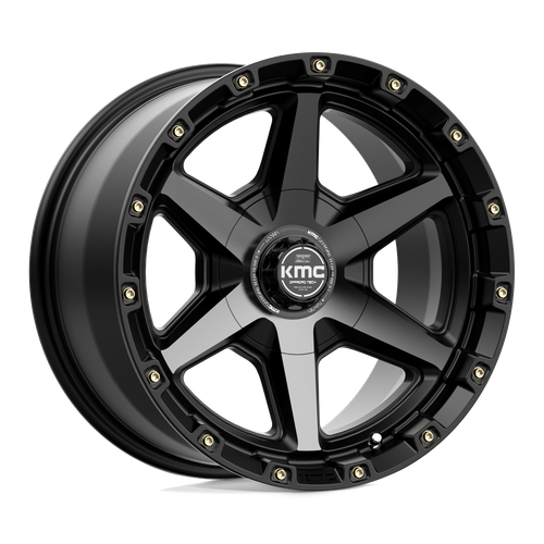 KMC KM101 TEMPO 5X127/5X139.7 20X9 +0 SATIN BLACK WITH GRAY TINT