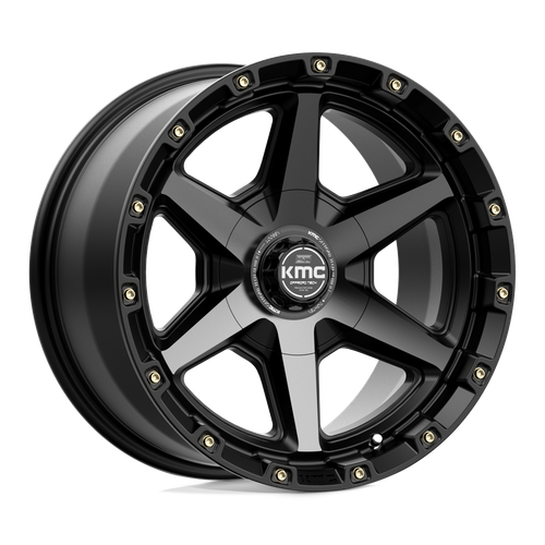 KMC KM101 TEMPO 5X127/5X139.7 20X9 +18 SATIN BLACK WITH GRAY TINT