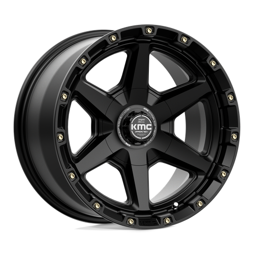 KMC KM101 TEMPO 6X120/6X139.7 20X9 +0 SATIN BLACK