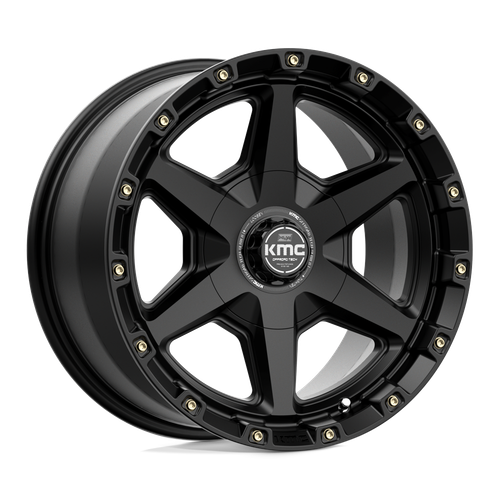 KMC KM101 TEMPO 6X120/6X139.7 17X9 +18 SATIN BLACK