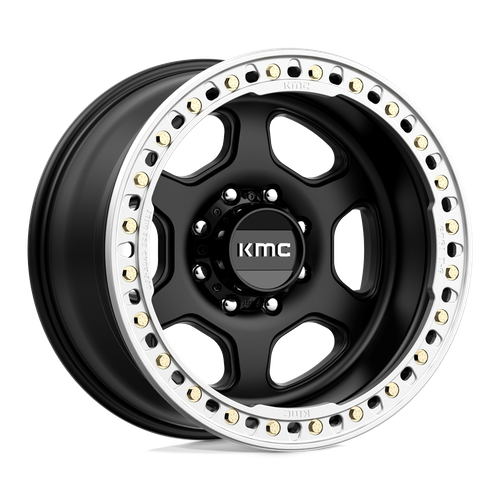 KMC KM233 HEX BEADLOCK 8X165.1 20X10 -48 SATIN BLACK