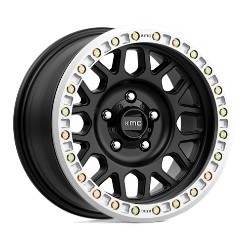 KMC KM234 GRENADE DESERT BEADLOCK 8X165.1 20X9 -12 SATIN BLACK