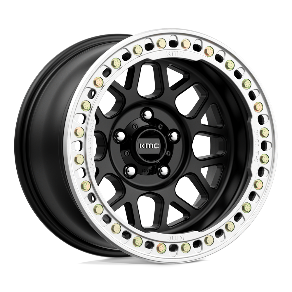 KMC KM235 GRENADE CRAWL BEADLOCK 5X127 17X9 -38 SATIN BLACK