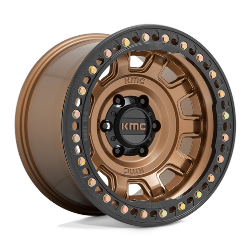 KMC KM236 TANK BEADLOCK 6X139.7 17X9 -38 MATTE BRONZE