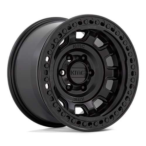 KMC KM236 TANK BEADLOCK 6X139.7 17X9 -15 SATIN BLACK