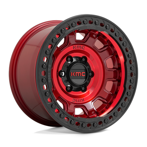 KMC KM236 TANK BEADLOCK 8X170 17X9 -38 CANDY RED