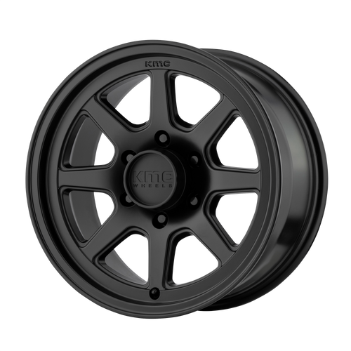 KMC KM301 TURBINE 6X114.3 17X8.5 +25 SATIN BLACK