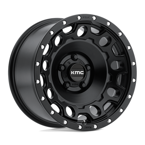 KMC KM529 HOLESHOT 5X120 17X8.5 +34 SATIN BLACK