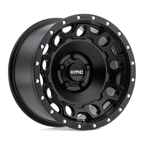 KMC KM529 HOLESHOT 6X114.3 17X8.5 +34 SATIN BLACK
