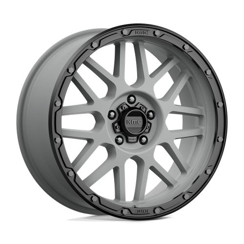 KMC KM535 GRENADE OFF-ROAD 5X150 20X9 +18 MATTE GRAY MATTE BLACK LIP