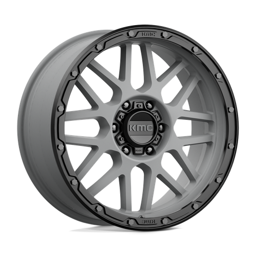 KMC KM535 GRENADE OFF-ROAD 6X114.3 20X9 +18 MATTE GRAY MATTE BLACK LIP