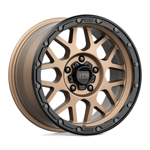 KMC KM535 GRENADE OFF-ROAD 5X127 17X9 +18 MATTE BRONZE MATTE BLACK LIP