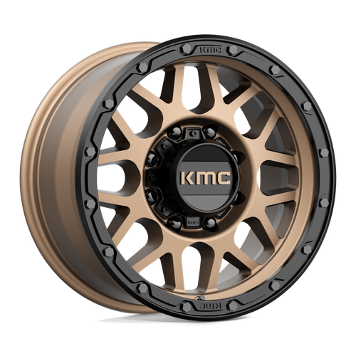 KMC KM535 GRENADE OFF-ROAD 8X165.1 17X9 +18 MATTE BRONZE MATTE BLACK LIP