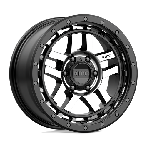 KMC KM540 RECON 6X114.3 18X8.5 +18 SATIN BLACK MACHINED