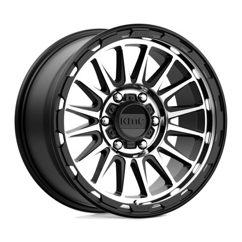 KMC KM542 IMPACT 6X114.3 18X9 +18 SATIN BLACK MACHINED