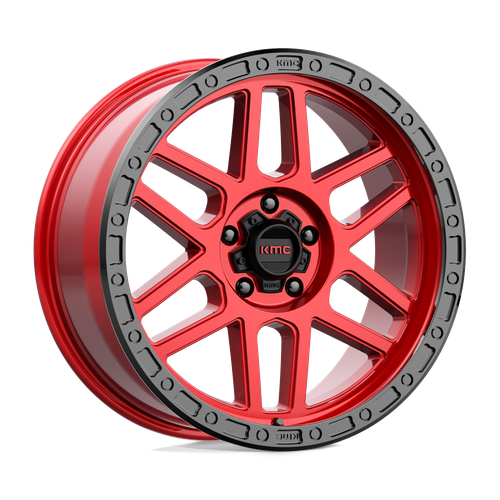 KMC KM544 MESA 5X150 20X9 +25 CANDY RED WITH BLACK LIP